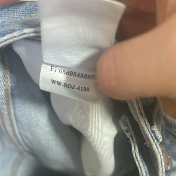 Everlane Curvy 90s Cheeky Straight Jeans 26 Ankle Vintage Sunbleached Blue - Picture 12 of 12